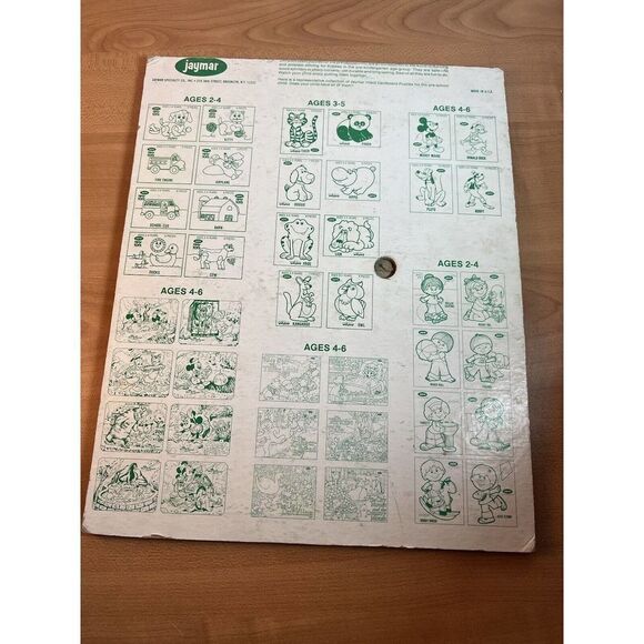 Vintage Disney Jaymar Tray Thick Puzzle Goofy - Picture 5 of 8